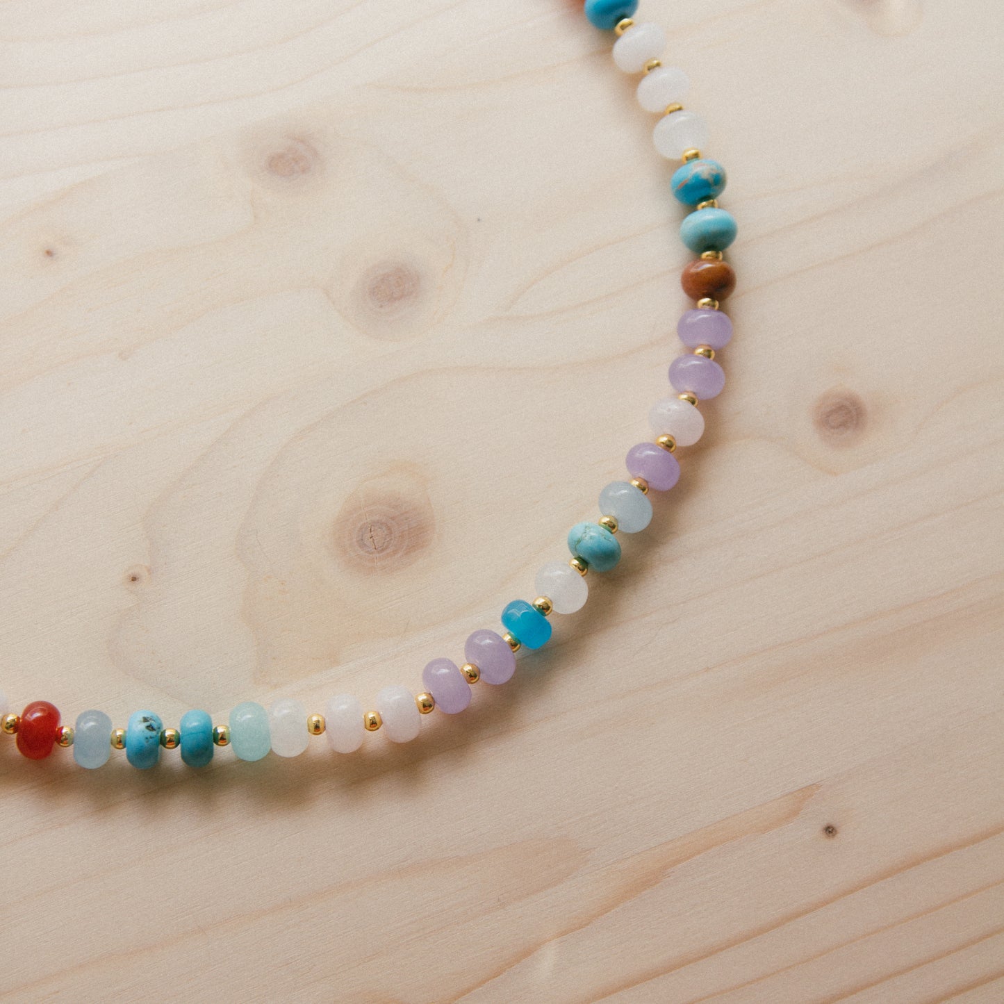Colors Of The Moon Beaded Necklace