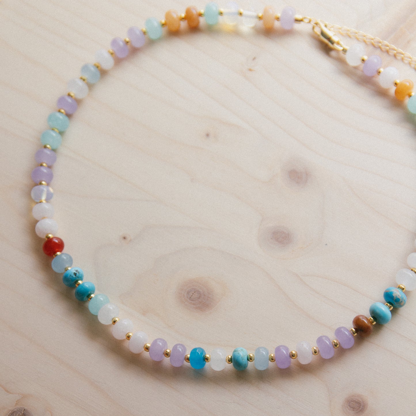 Colors Of The Moon Beaded Necklace