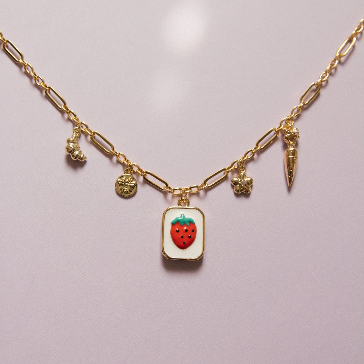 Farmers Market Charm Necklace