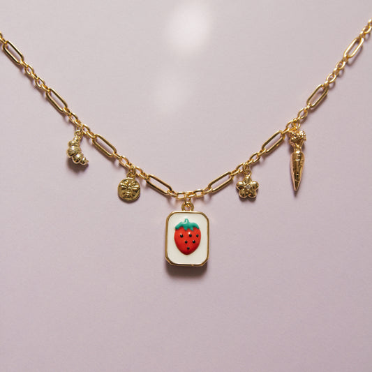 Farmers Market Charm Necklace