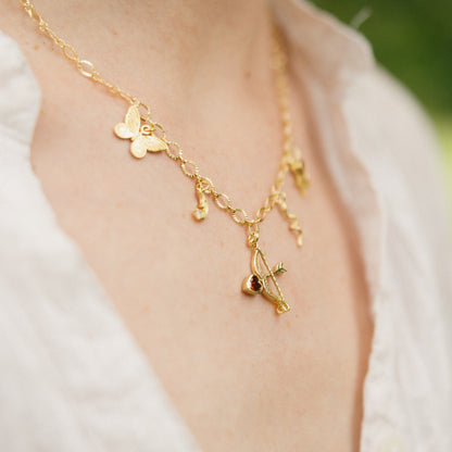You're On Your Own Kid 5 Charm Necklace