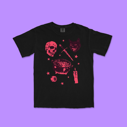 Toil & Trouble Tee - Mystic Red