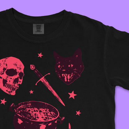 Toil & Trouble Tee - Mystic Red
