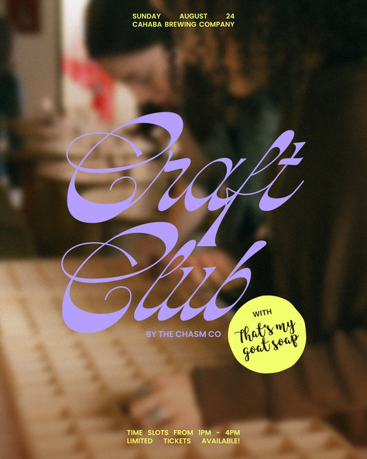 August Craft Club Ticket
