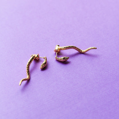 Mystic Snake Ear Jackets - Gold