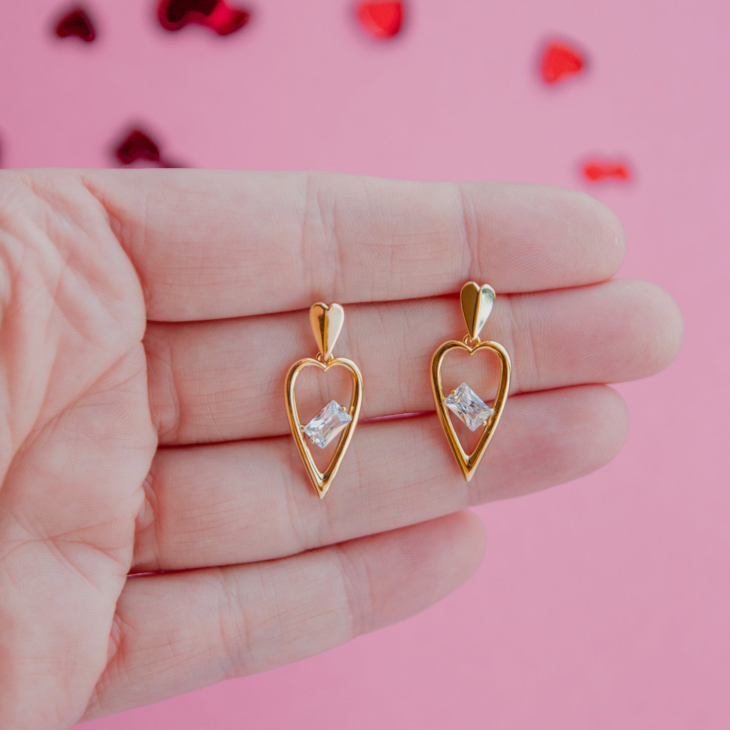 Piercing Hearts Earrings