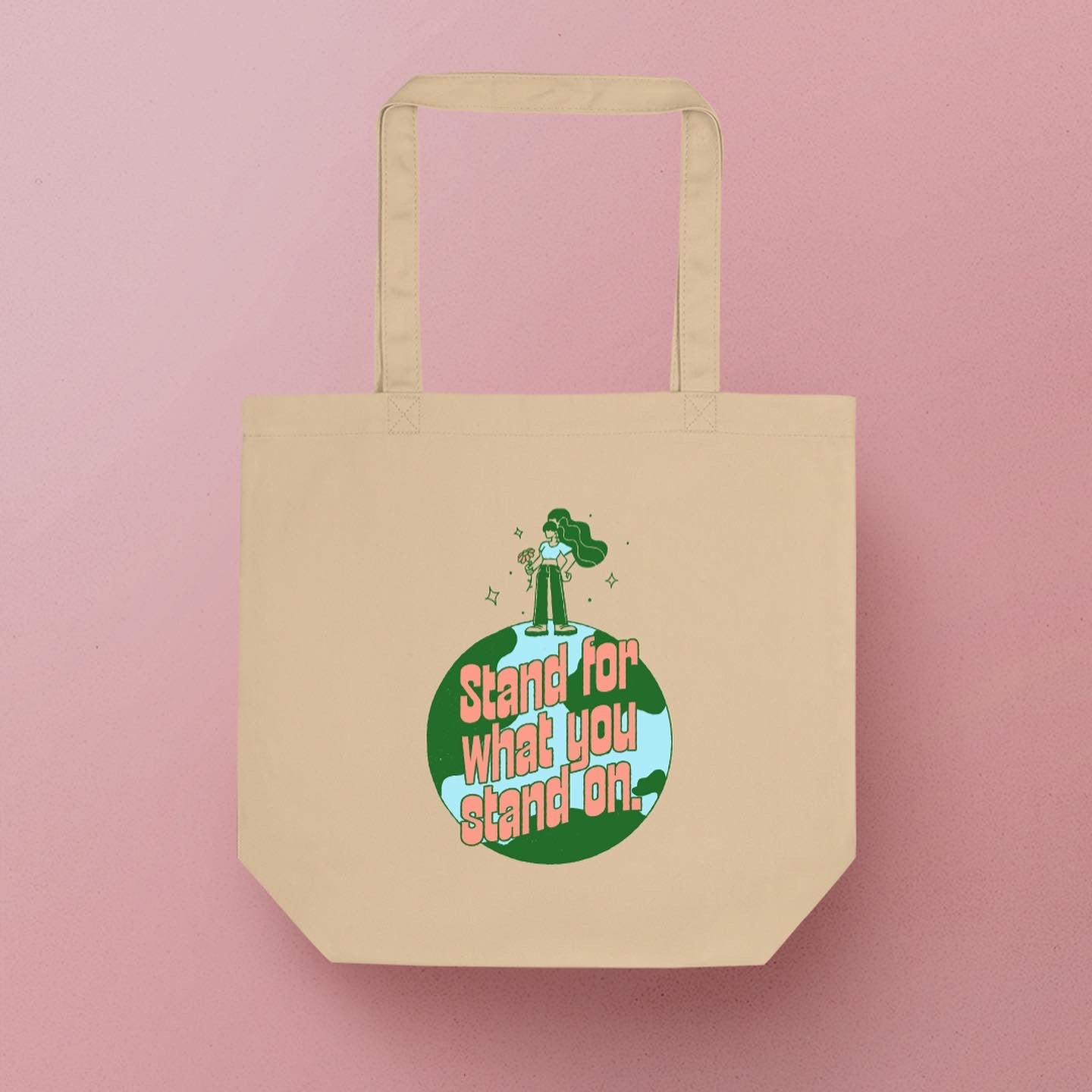She Stands Tote - Natural