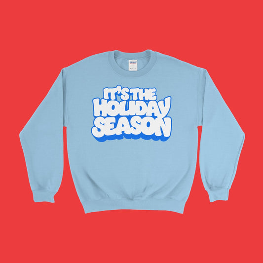 Holiday Season Pullover in Blue