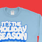 Holiday Season Pullover in Blue